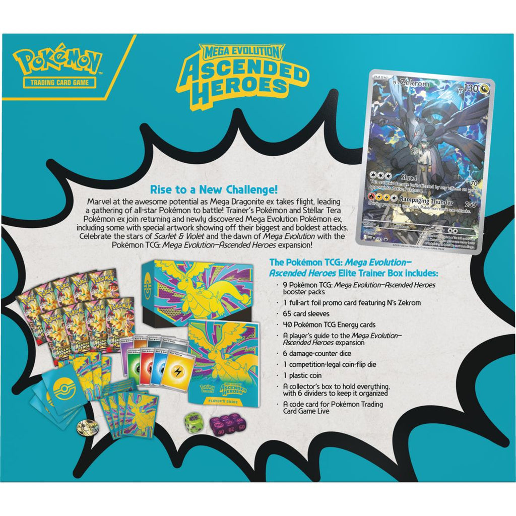 Pokémon TCG: Mega Evolution-Ascended Heroes Pokémon Center Elite Trainer Boxv