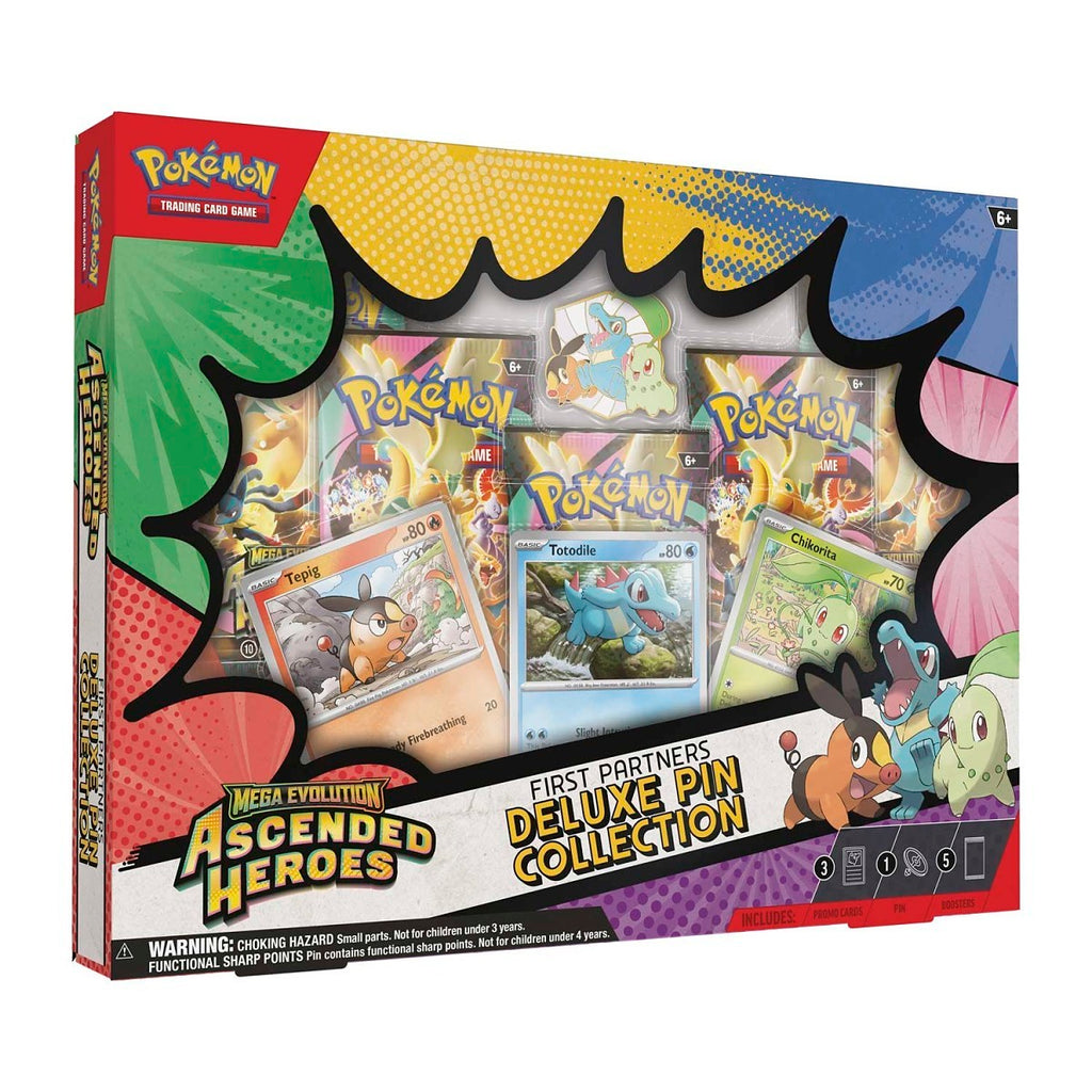 Pokémon - TCG: Mega Evolution Ascended Heroes First Partners Deluxe Pin Collection