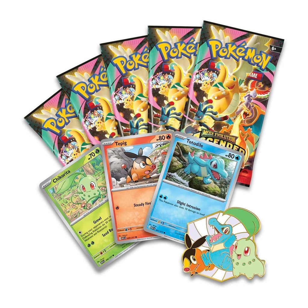 Pokémon - TCG: Mega Evolution Ascended Heroes First Partners Deluxe Pin Collection