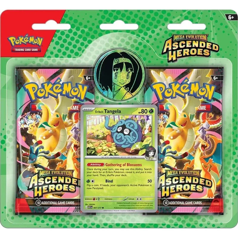 Pokémon - TCG: Mega Evolution - Ascended Heroes 2-Pack Blister - Tangela