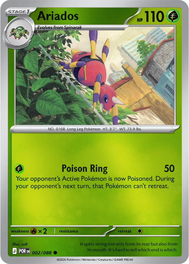 Mega Evolution - Perfect Order: Ariados (Reverse Holofoil)