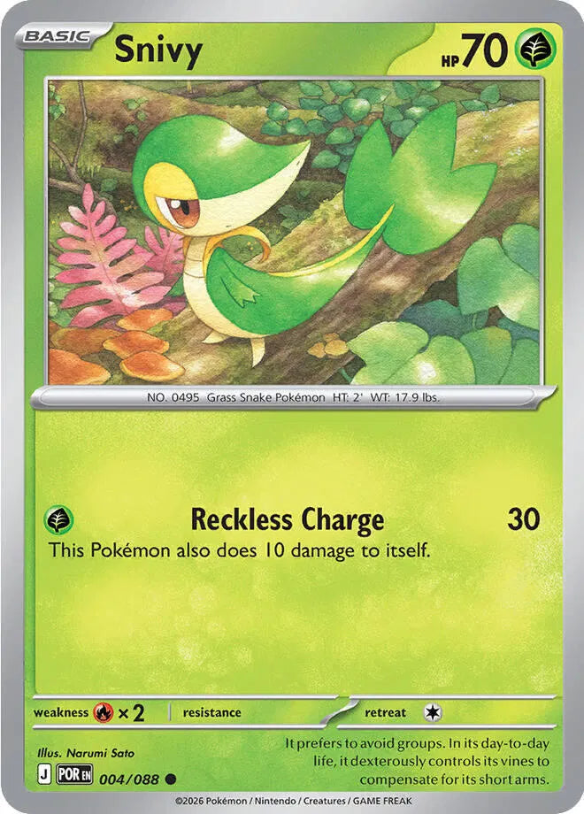 Mega Evolution - Perfect Order: Snivy (Normal)
